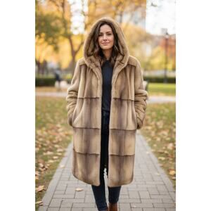 Full Length Y2k Faux Fur Coat - Marvin Richards New York